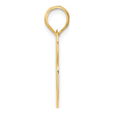 14K Yellow Gold Number 63 Pendant – view 3
