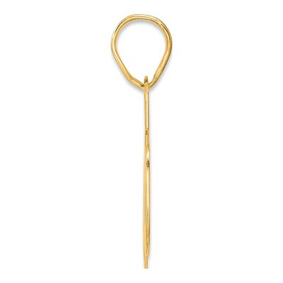 14K Yellow Gold Number 66 Pendant – view 3