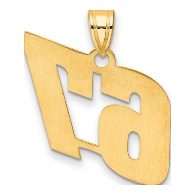14K Yellow Gold Number 67 Pendant – view 4