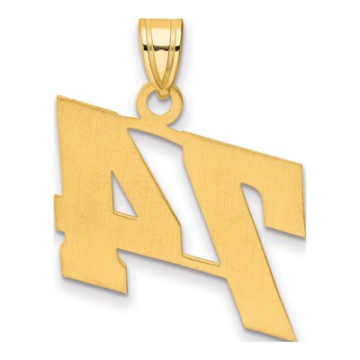 14K Yellow Gold Number 74 Pendant – view 4