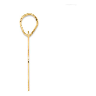 14K Yellow Gold Number 75 Pendant – view 3