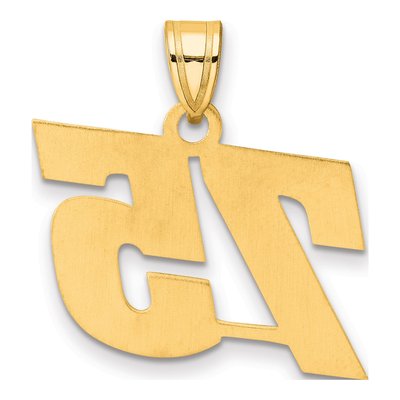 14K Yellow Gold Number 75 Pendant – view 4