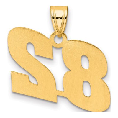 14K Yellow Gold Number 82 Pendant – view 4