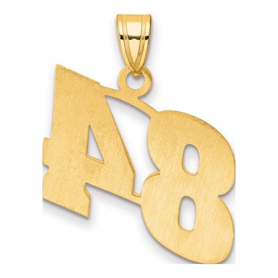 14K Yellow Gold Number 84 Pendant – view 4