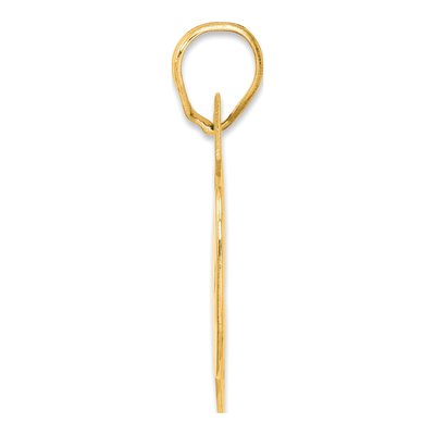 14K Yellow Gold Block Number 85 Pendant – view 3