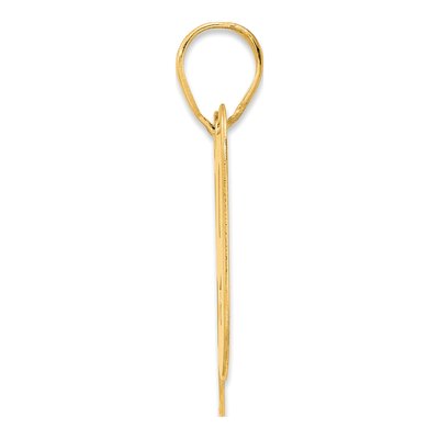 14K Yellow Gold Block Number 89 Pendant – view 3
