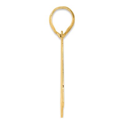 14K Yellow Gold Number 91 Pendant – view 3