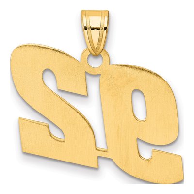 14K Yellow Gold Number 92 Pendant – view 4