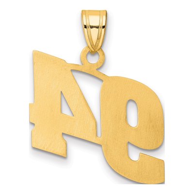 14K Yellow Gold Number 94 Pendant – view 4