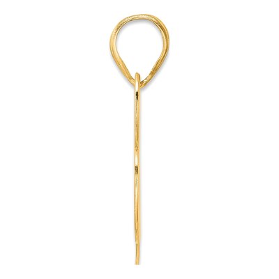 14K Yellow Gold Number 98 Pendant – view 3
