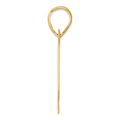 14K Yellow Gold Number 99 Pendant – view 3