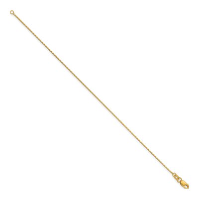 14K Yellow Gold Box Chain Bracelet, 7 in – view 3