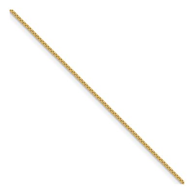 14K Yellow Gold 0.9mm Box Chain