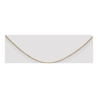 14K Yellow Gold 0.9mm Box Chain – view 4