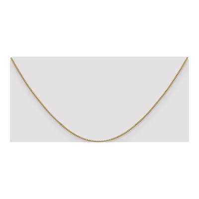 14K Yellow Gold 0.9mm Box Chain – view 6