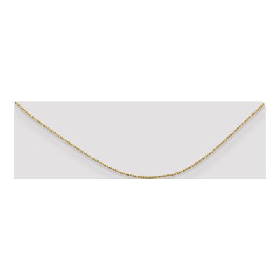 14K Yellow Gold 0.9mm Box Chain – view 4