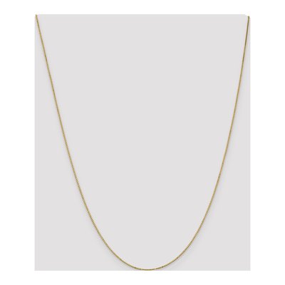 14K Yellow Gold 0.9mm Box Chain – view 5