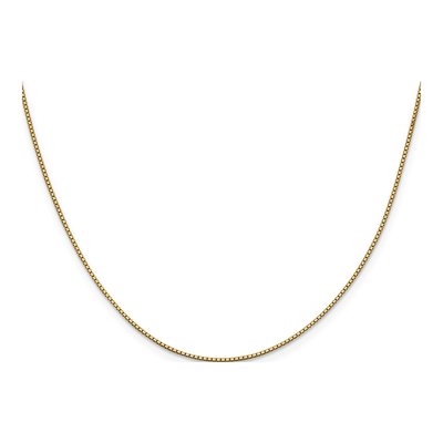 14K Yellow Gold 0.95mm Box Chain – view 3