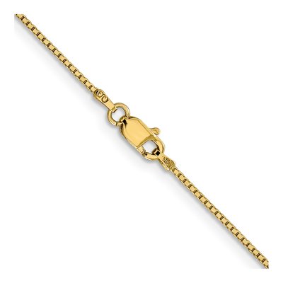 14K Yellow Gold 0.95mm Box Chain – view 4