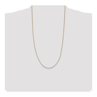 14K Yellow Gold 0.95mm Box Chain – view 5