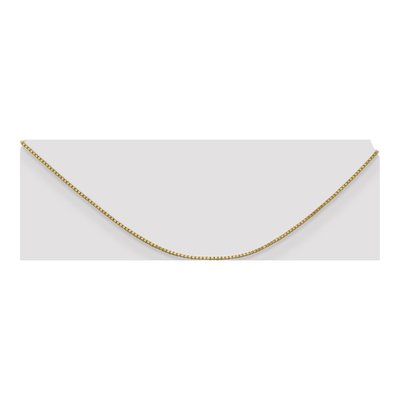 14K Yellow Gold 1mm Box Chain – view 4