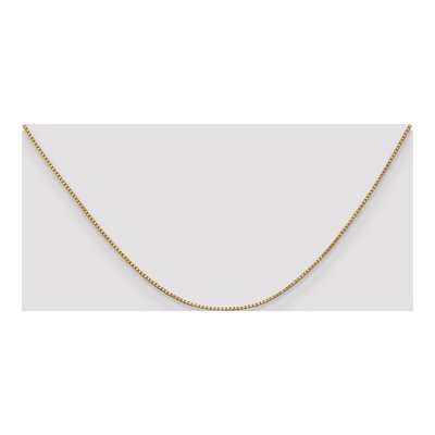 14K Yellow Gold 1mm Box Chain – view 6