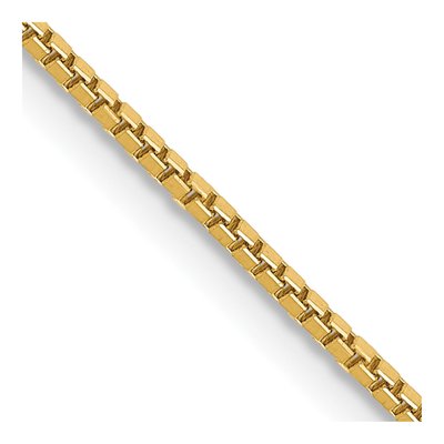 14K Yellow Gold 1mm Box Chain