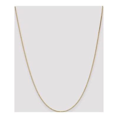 14K Yellow Gold 1.1mm Box Chain – view 5