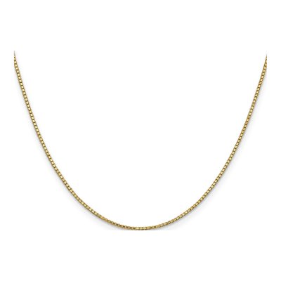 14K Yellow Gold 1.1mm Box Chain – view 3