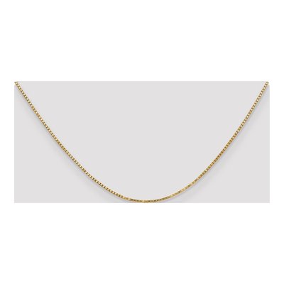 14K Yellow Gold 1.3mm Box Chain – view 5