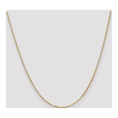 14K Yellow Gold 1.3mm Box Chain – view 5