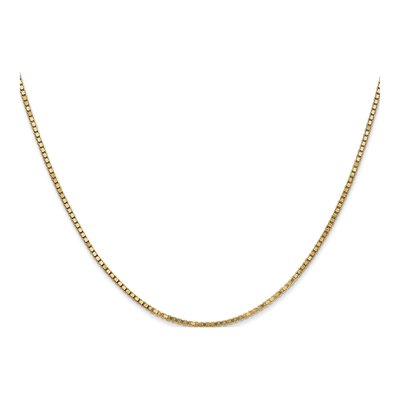 14K Yellow Gold 1.3mm Box Chain – view 3