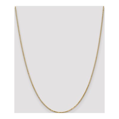14K Yellow Gold 1.3mm Box Chain – view 5