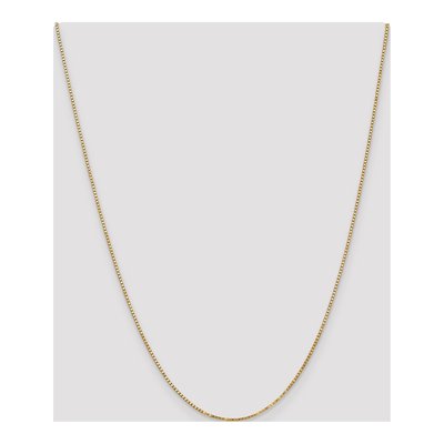 14K Yellow Gold 1.3mm Box Chain – view 5