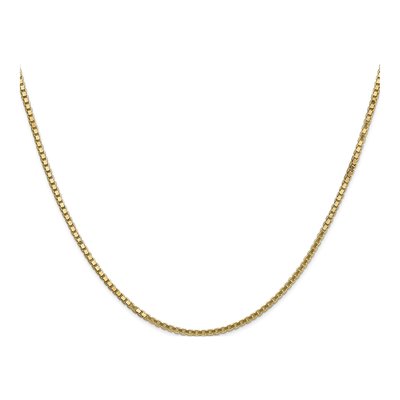 14K Yellow Gold 1.5mm Box Chain – view 4