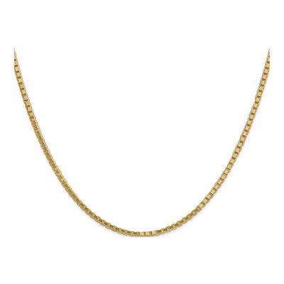 14K Yellow Gold 1.9mm Box Chain – view 4