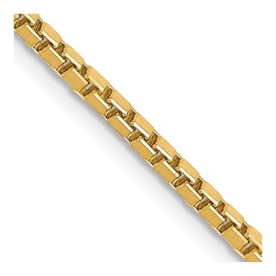 14K Yellow Gold 1.9mm Box Chain