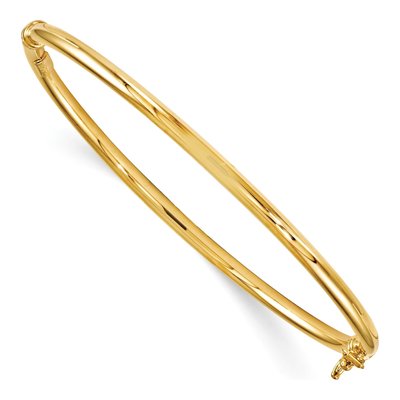 14K Yellow Gold Hinged Bangle Bracelet