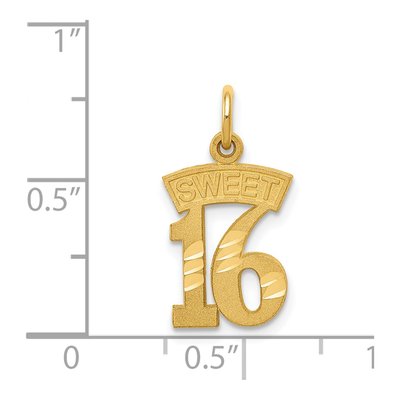 14K Yellow Gold Sweet Pendant – view 5