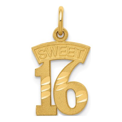 14K Yellow Gold Sweet Pendant