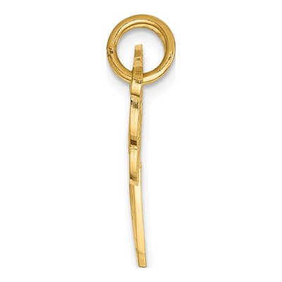 14K Yellow Gold Key Heart Break-Apart Charm – view 3