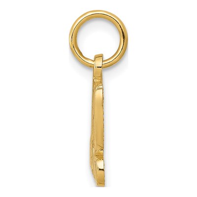 14K Yellow Gold I Heart My Husband Charm – view 3
