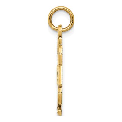 14K Yellow Gold DAD Number 1 Pendant – view 3