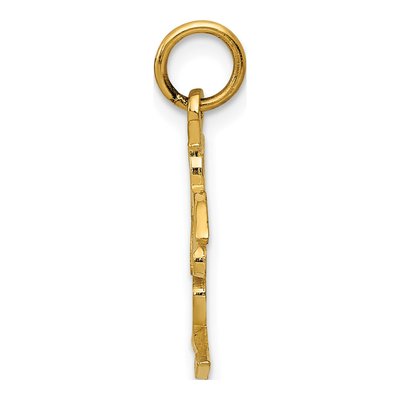 14K Yellow Gold Love Symbol Pendant – view 3