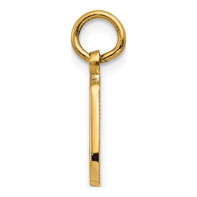 14K Yellow Gold Musical Notes Pendant – view 3