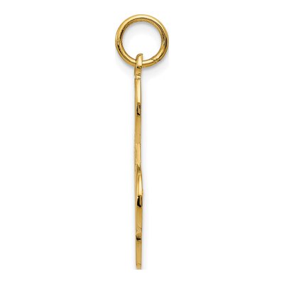 14K Yellow Gold Treble Clef Charm | Music Lover Gift – view 3