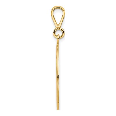 14K Yellow Gold Large Masonic Symbol Pendant – view 3