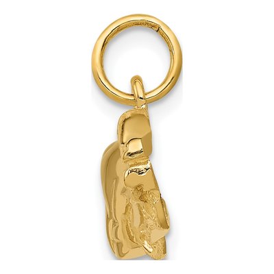 14K Yellow Gold Sports Car Pendant – view 3