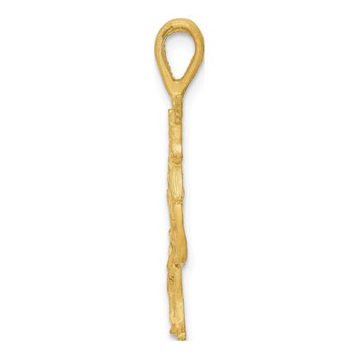 14K Yellow Gold Unicorn Pendant – view 3