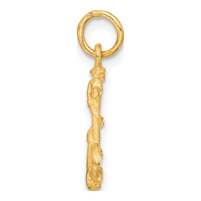 14K Yellow Gold Anchor Pendant – view 3